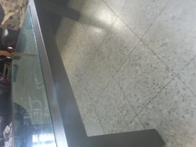 שולחן סלון מברזל בעבודת יד