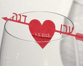 קישוט לכוסות לעיצוב מרכזי שולחן