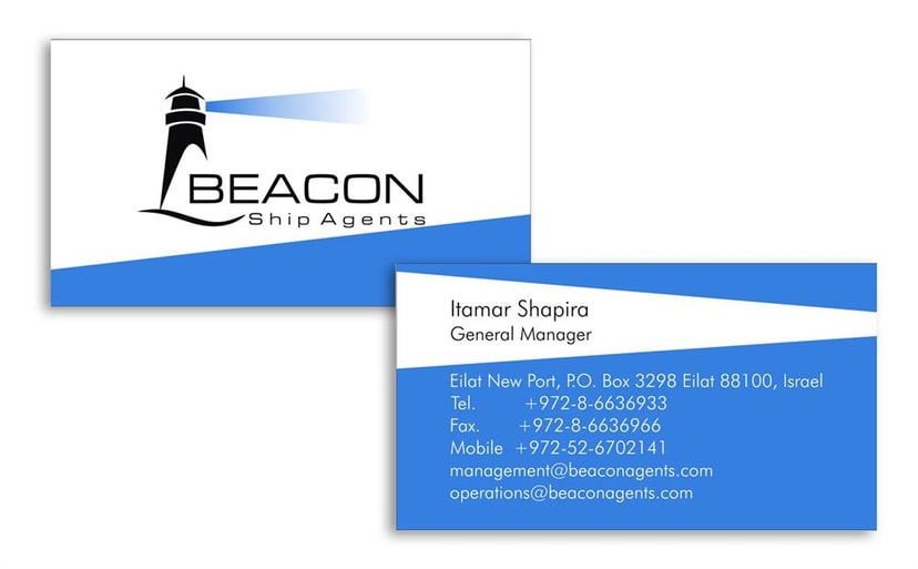 Adi Verber- Graphic Design עיצוב לוגו ומיתוג לחברת Beacon  