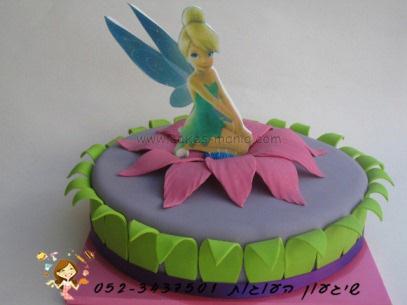 שיגעון העוגות - עוגות מעוצבות  עוגת טינקרבל  