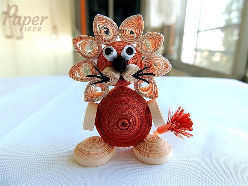 Paper Piece Art סלסלת פרחים מנייר  