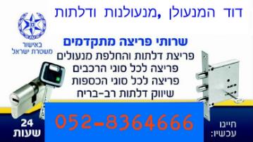 מנעולן דוד אחזקות   