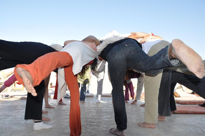 YogaMaia סדנת יוגה במדבר  